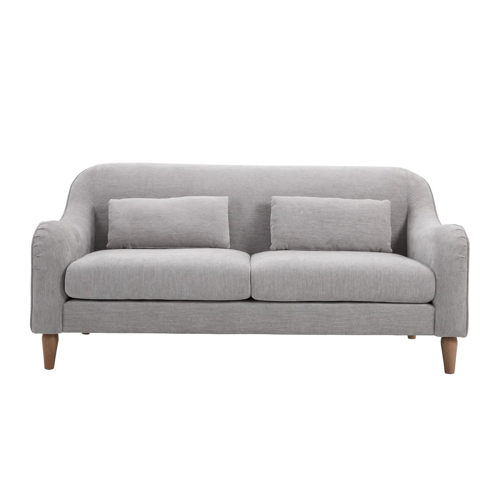 Heidy Chenille 2 Seater Sofa - Grey Grey