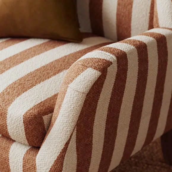 Charnwood Striped Boucle Occasional Armchair 3
