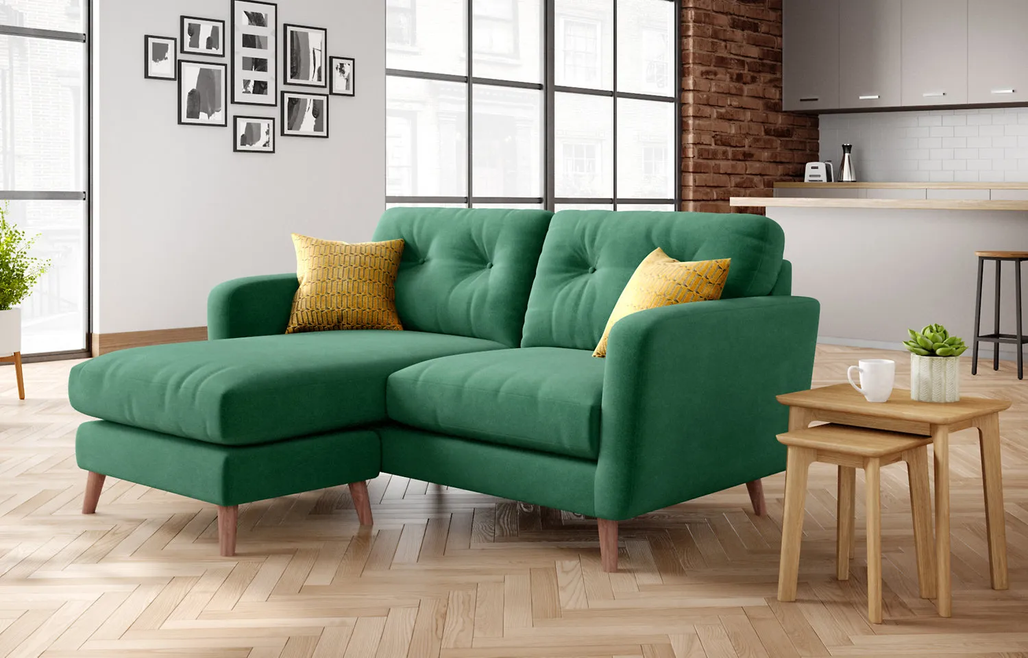 M&S Felix Small Reversible Chaise Sofa