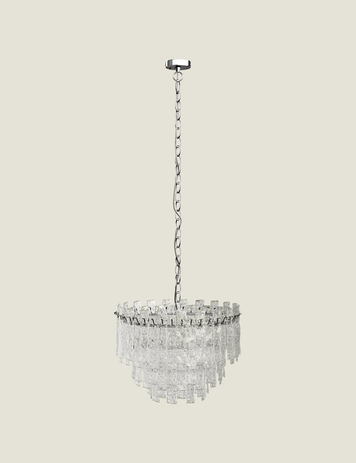 M&S Madelyn Textured Glass Chandelier