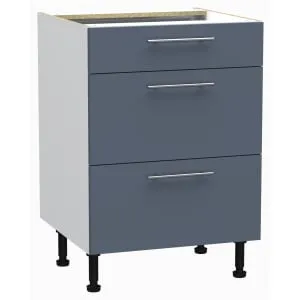 Wickes Orlando Marine Blue Drawer Base - 600mm