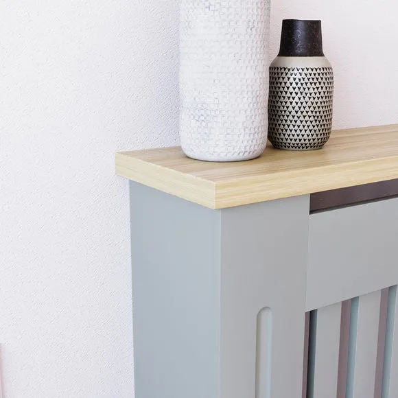 Return - Vida Designs Arlington Radiator Cover, Grey, Extra Large 3