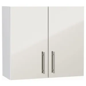Wickes Orlando Gloss Stone Shaker Wall Unit - 800mm