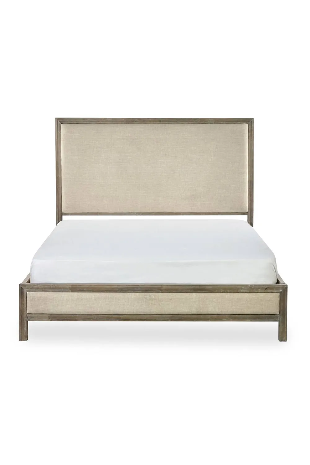 Julian Bowen Lucie Upholstered Headboard Bed in Beige 5