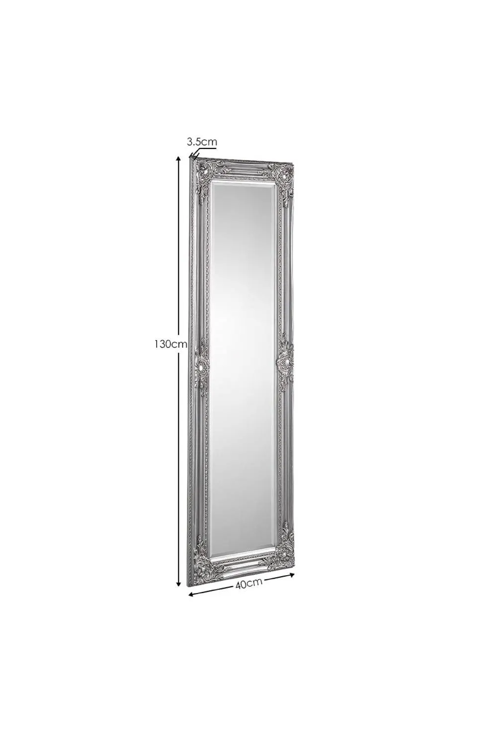 Julian Bowen Palais Dressing Mirror in Silver 3