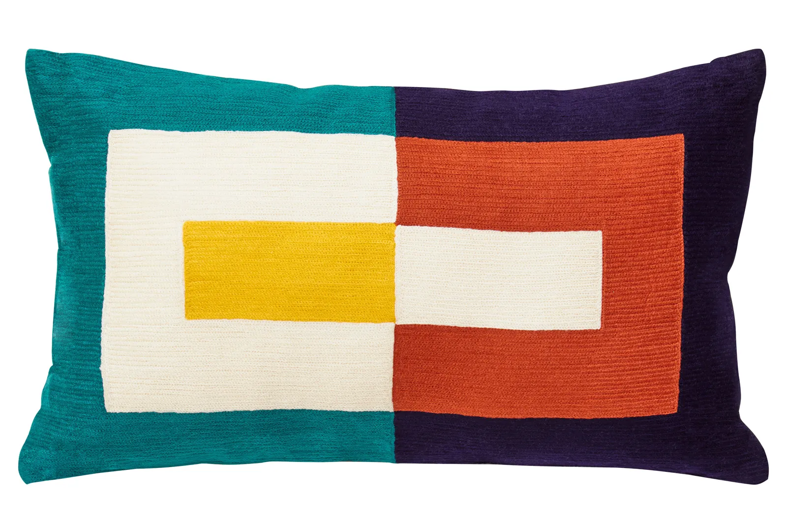 Bosie Ozella Multi Coloured Cushion, Black