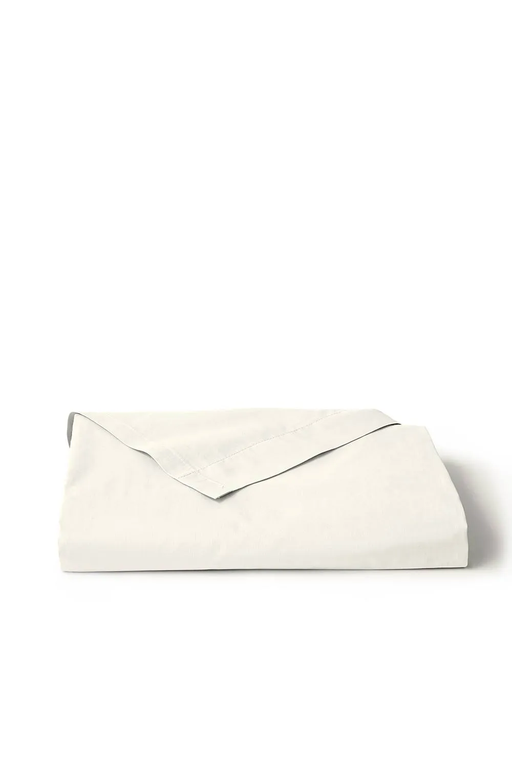 CHRISTY Pure Cotton Percale Flat Sheets in Ivory 3