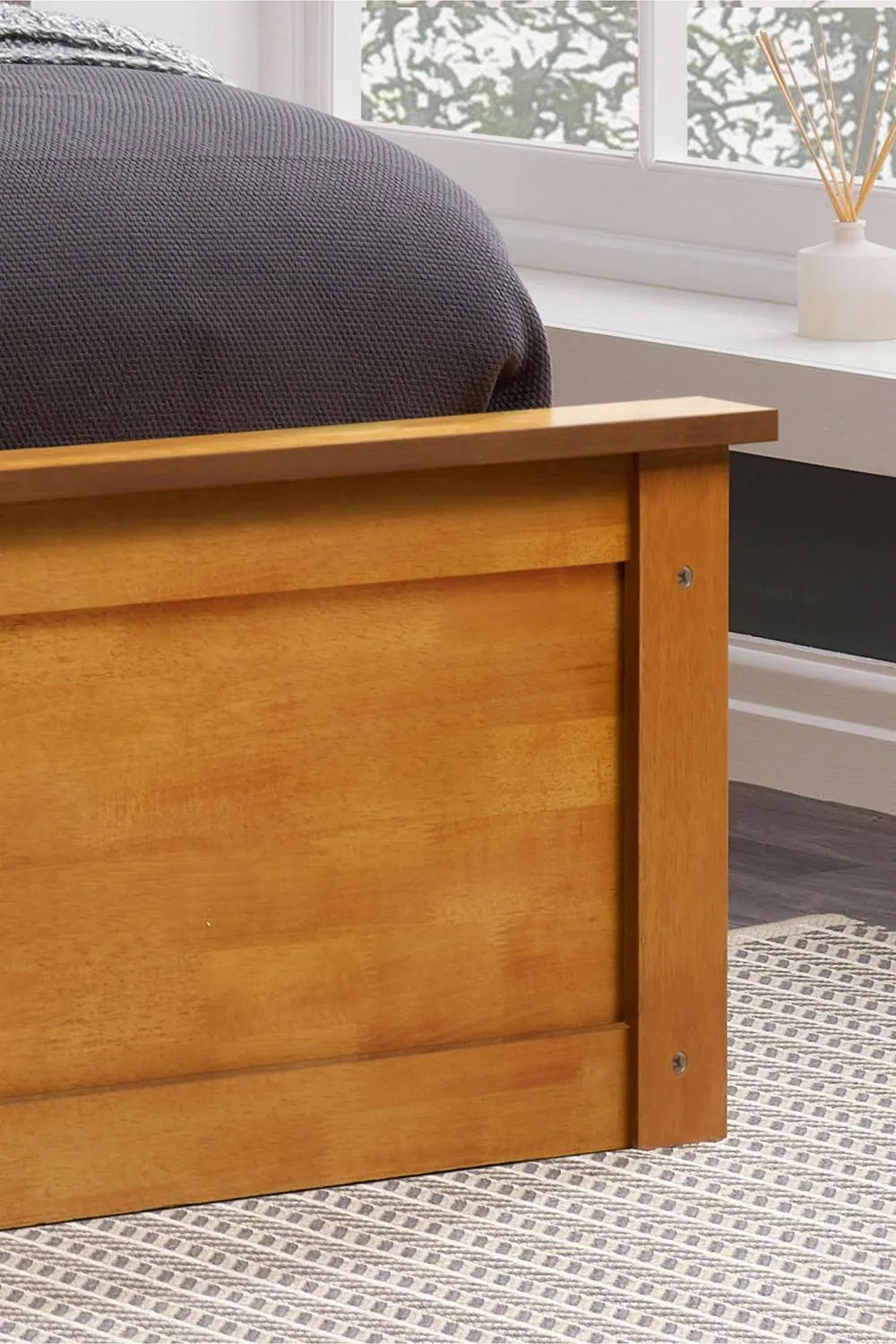 Birlea Phoenix Ottoman Storage Bed Frame in Brown 6