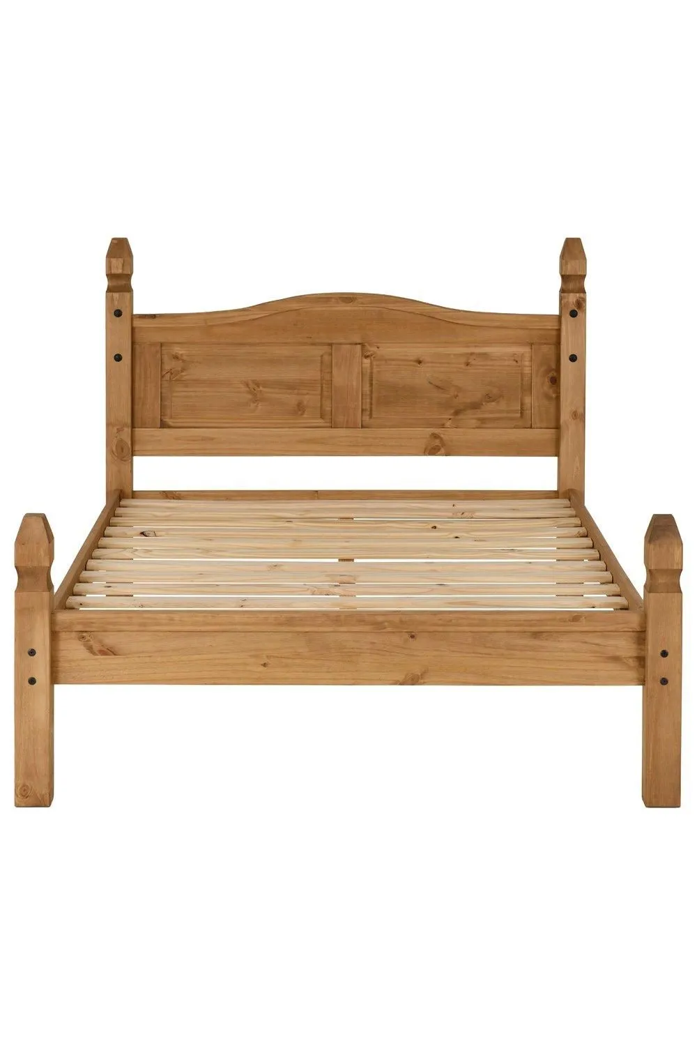 Seconique Corona 4'6" Double Bed Low Foot End in Natural 3