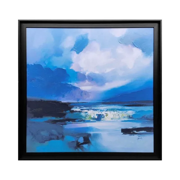 Blue Awe by Scott Naismith Framed Canvas 3