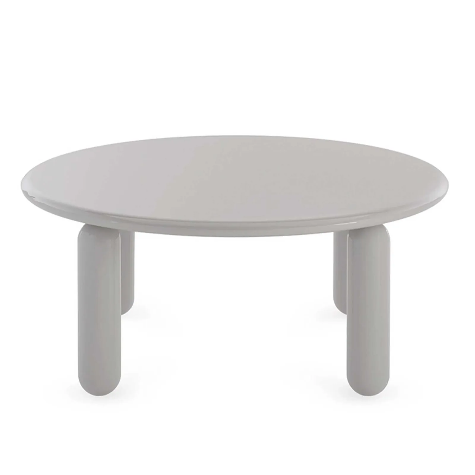 Kartell Undique Mas Side Table 85X85X30 Grey, Round Wood | Barker & Stonehouse 3