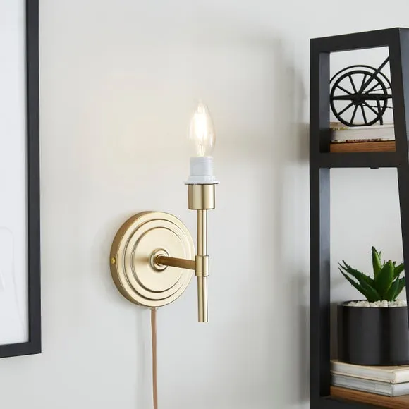 Sutton Plug In Wall Light Fitting