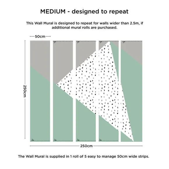 Geo Pattern Wall Mural 3