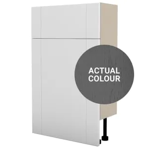 Duarti By Calypso Highwood 500mm Floor Reaching Slimline Toilet Unit - Panther Grey