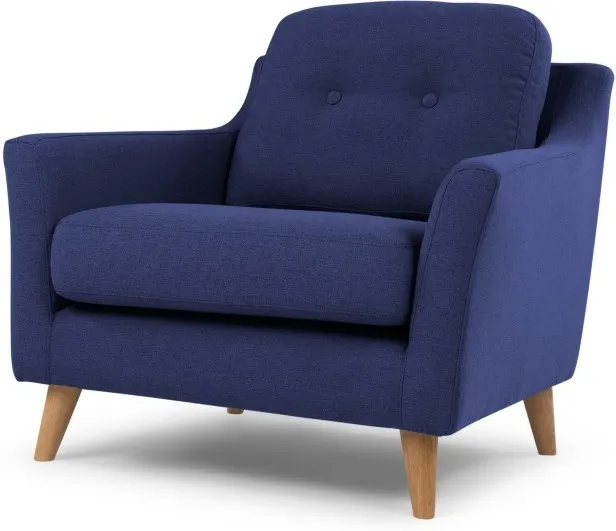 Rufus Armchair, Dark Cobalt Blue