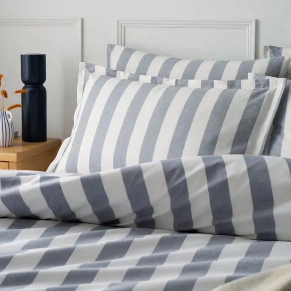 Beatrice Woven Stripe 100% Cotton Oxford Pillowcase