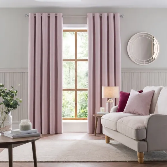Genoa Chenille Blackout Eyelet Curtains 2