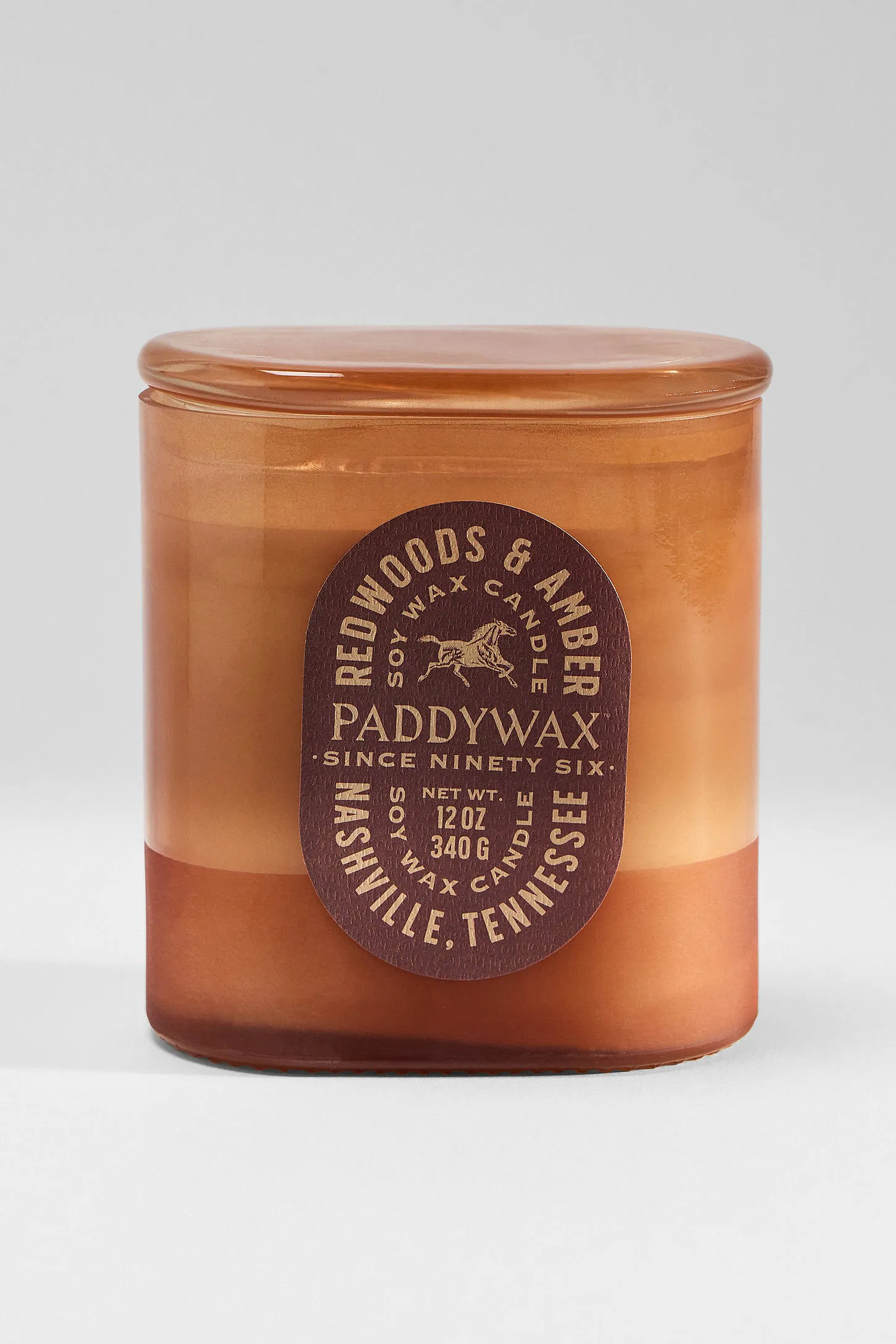 Paddywax Vista Redwoods & Amber Soy Wax 12oz Candle ALL