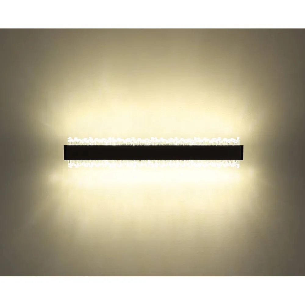 Netlighting Stalagmita 48cm Integrated LED Wall Lamp Matt Black 4000K 5