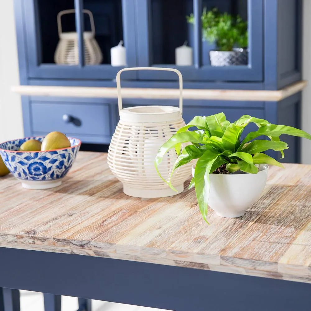 Statement Furniture Florence Rectangle Extendable Kitchen Dining Table in Navy 3