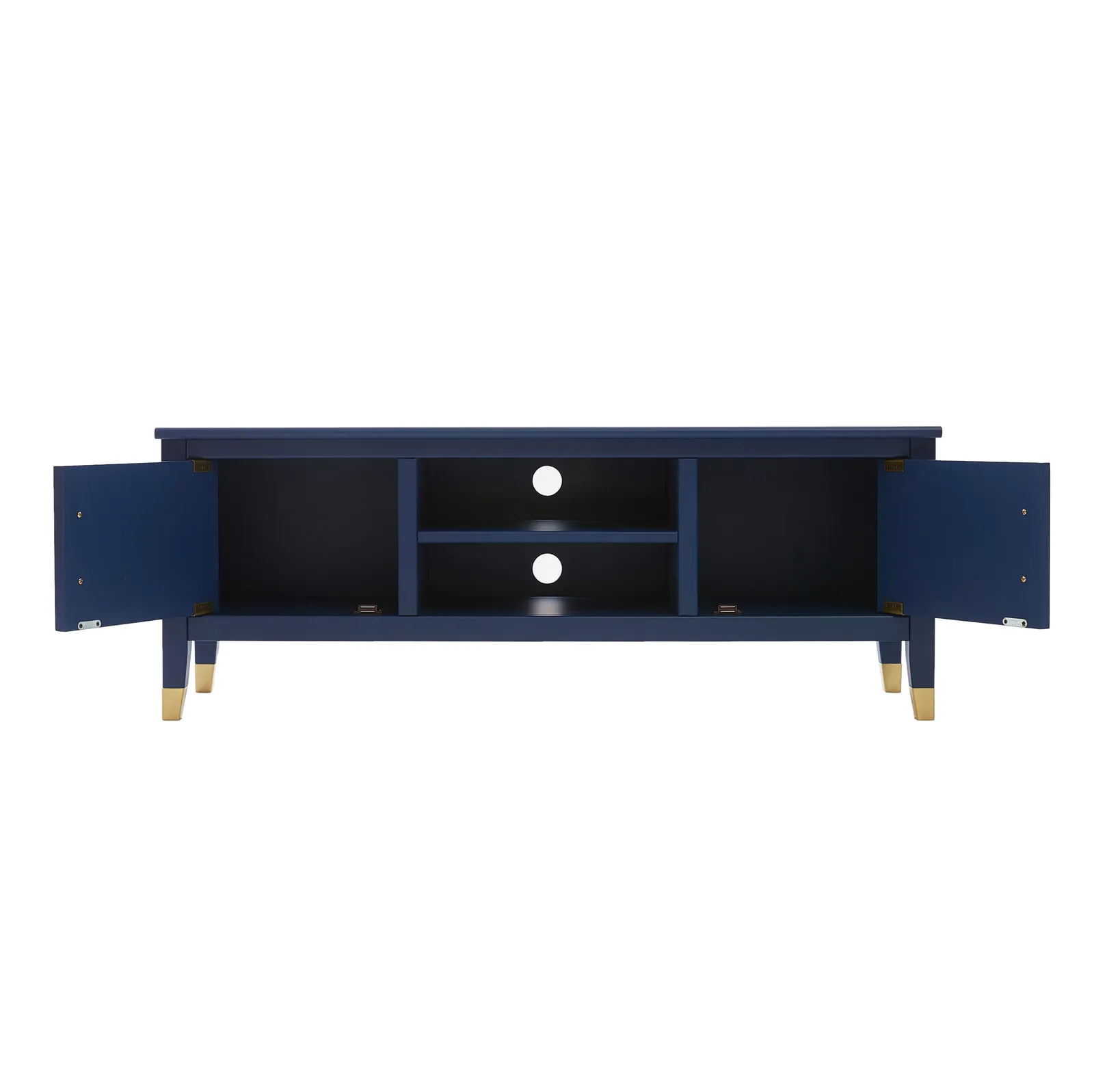 Cabinet Bits Palazzi 2 Door TV Unit H45 W120 D35cm in Navy 3