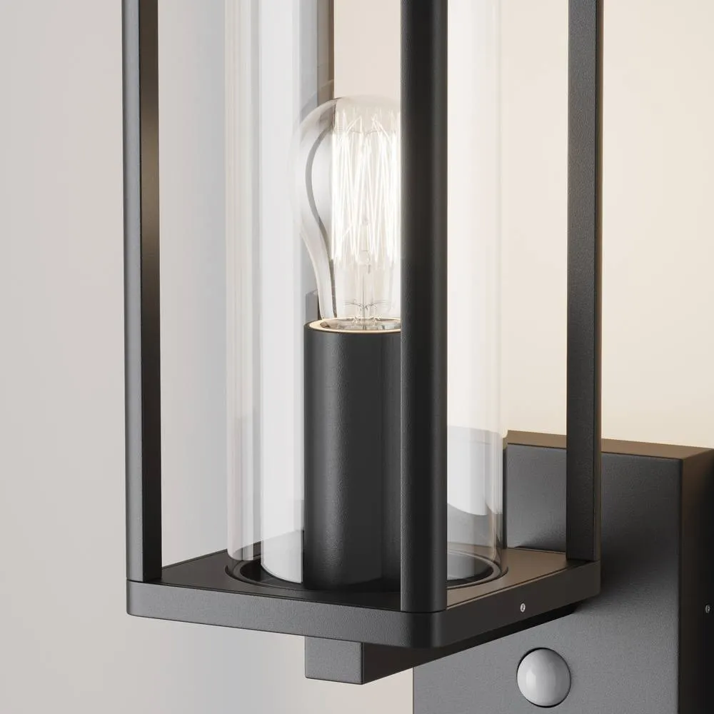 Netlighting Cell PIR Outdoor Wall Lantern Graphite IP65 1xE27 in Grey 2