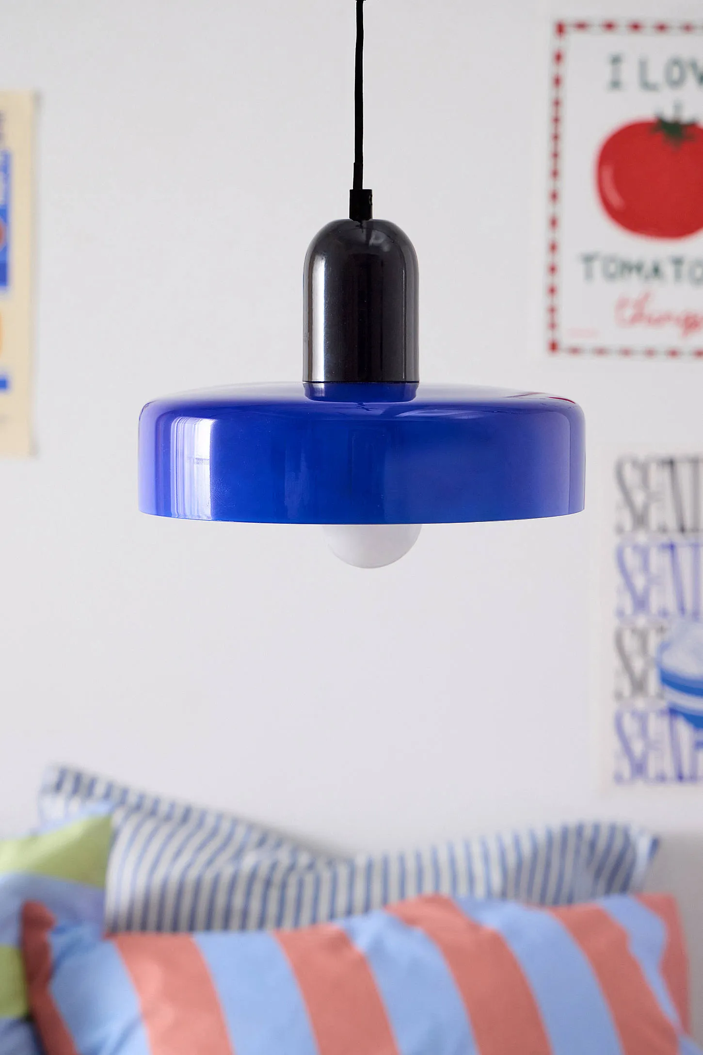 Scott Plug In Pendant Lamp - Blue