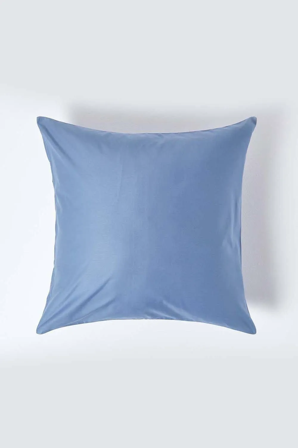 Homescapes Continental Egyptian Cotton Pillowcase 1000 TC, 60 x 60 cm in Blue