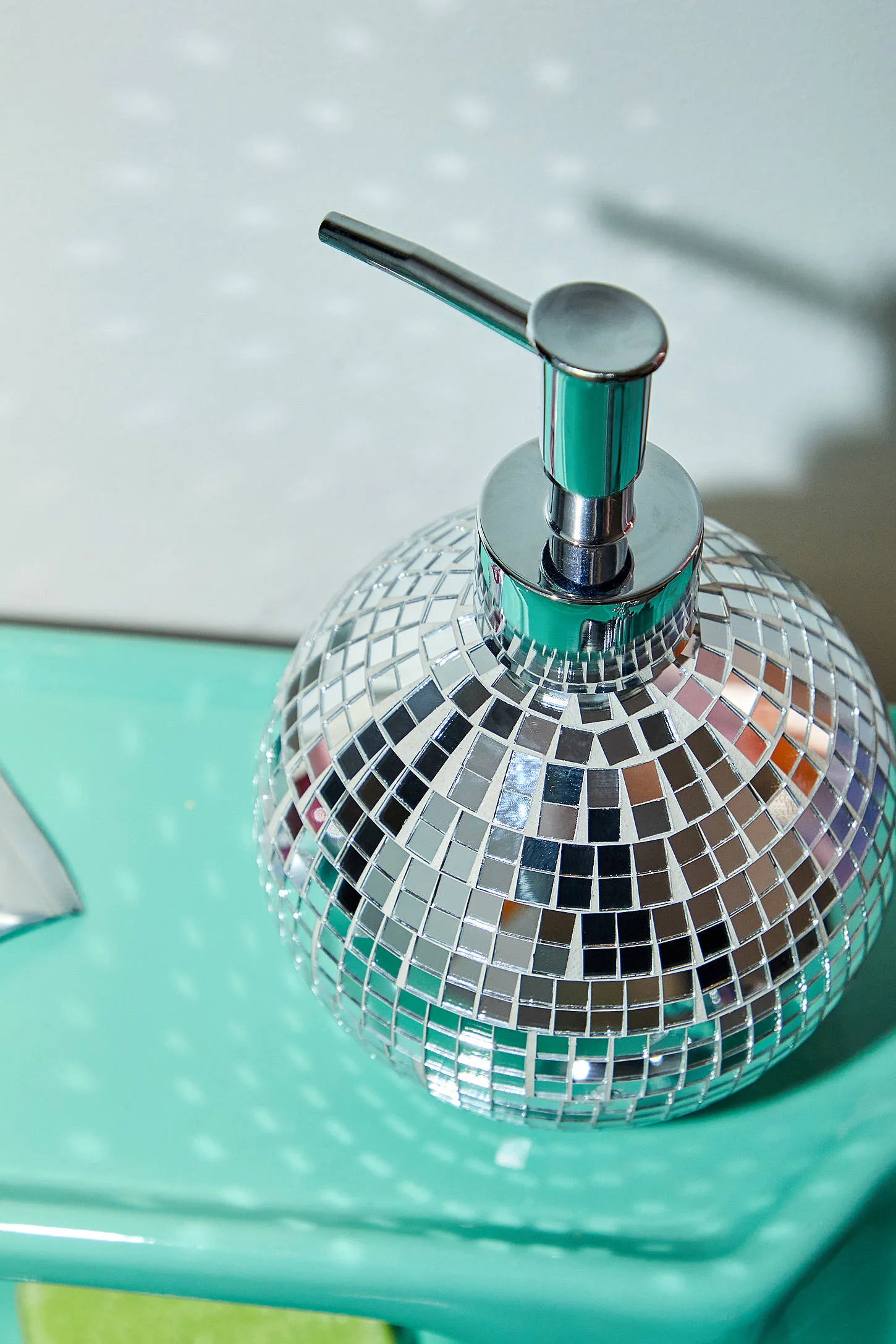 Disco Ball Soap Dispenser - Silver 2