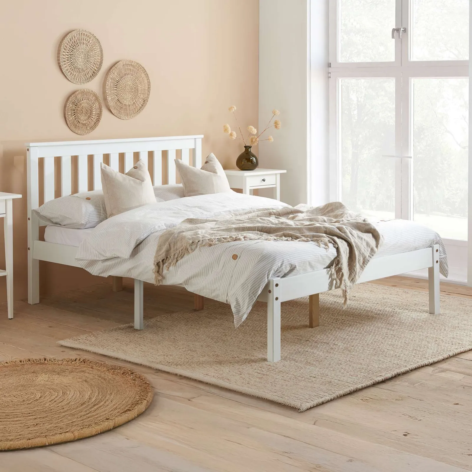 Birlea Denver Bed in White 1