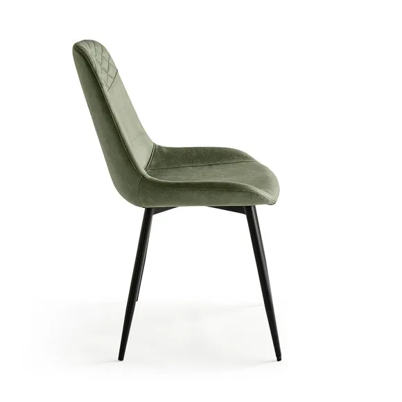 Walden Set of 4 Dining Chairs, Faux Leather 6