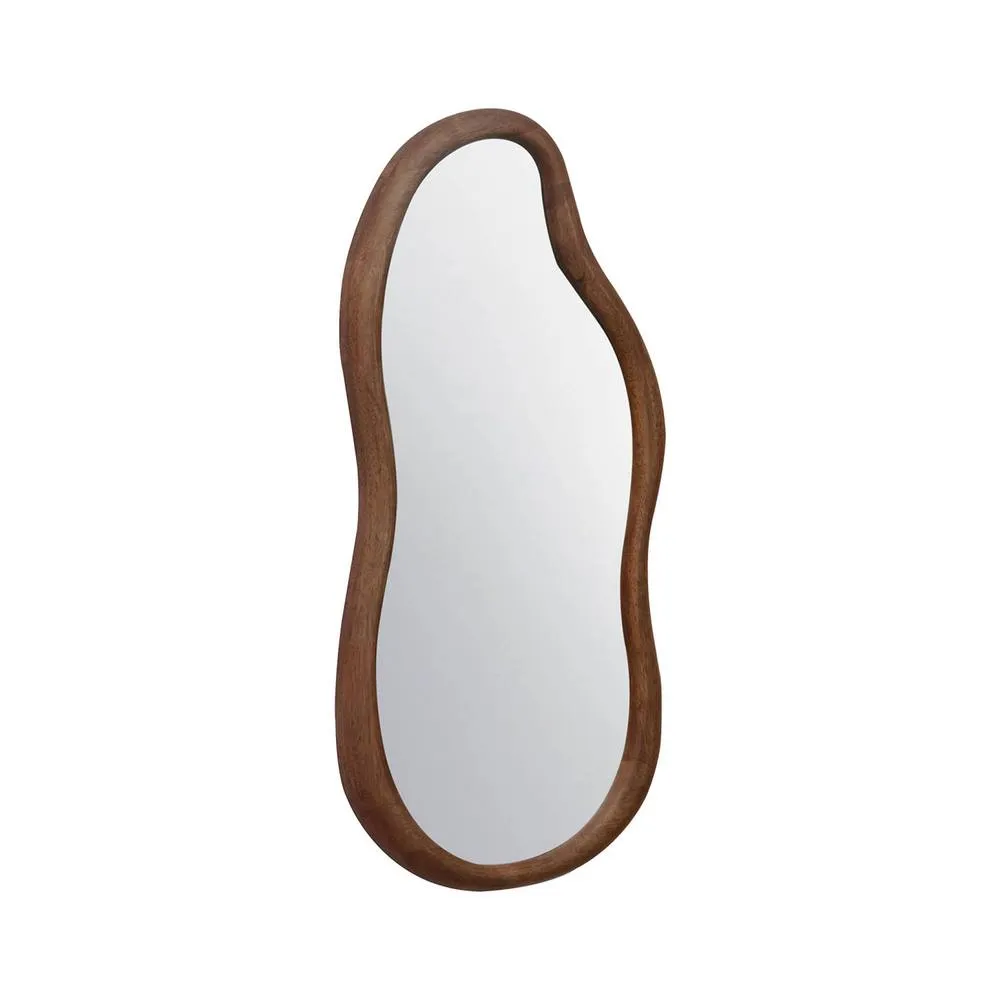 sweeek Wooden mirror in Dark Brown 2