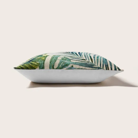 Palm Leaf Jacquard Cushion 4