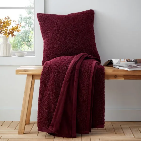 So Soft Velvet Boucle Throw Blanket 130cm x 170cm 5
