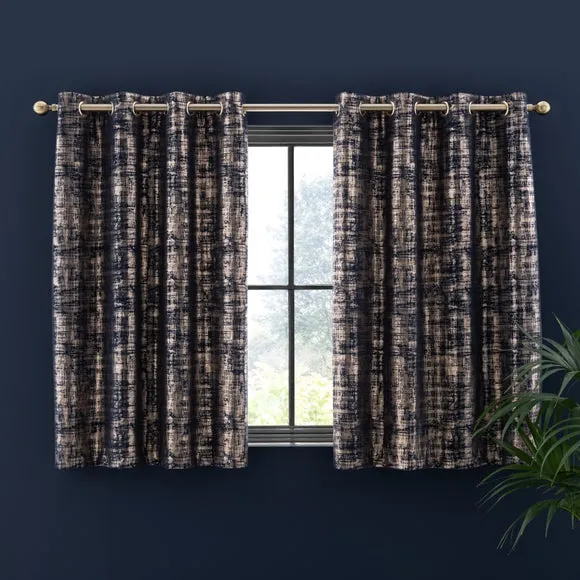 Romano Velour Eyelet Curtains (Blackout Available) 5