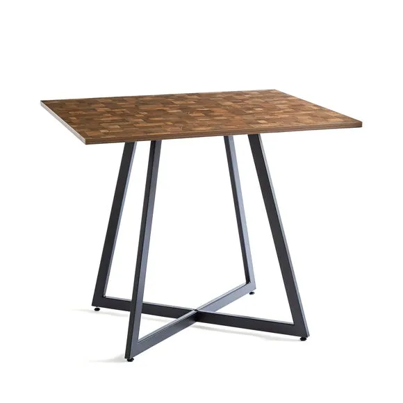 Brayden 2-4 Seater Square Dining Table, Parquet Effect 5