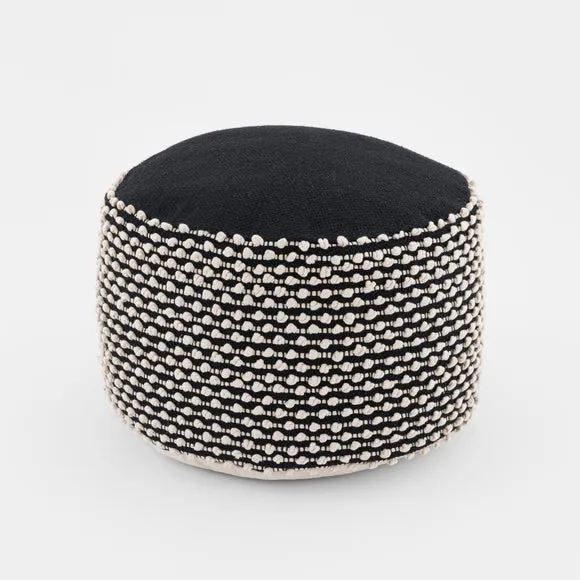 Jersey Bobble Round Pouffe 4