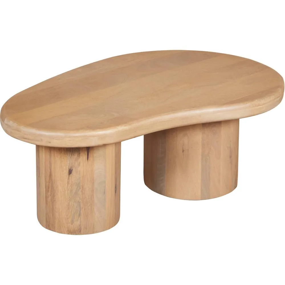 IH Design Ardin Solid Wooden 92x58x35 cm Coffee Table for Living Room in Brown 3