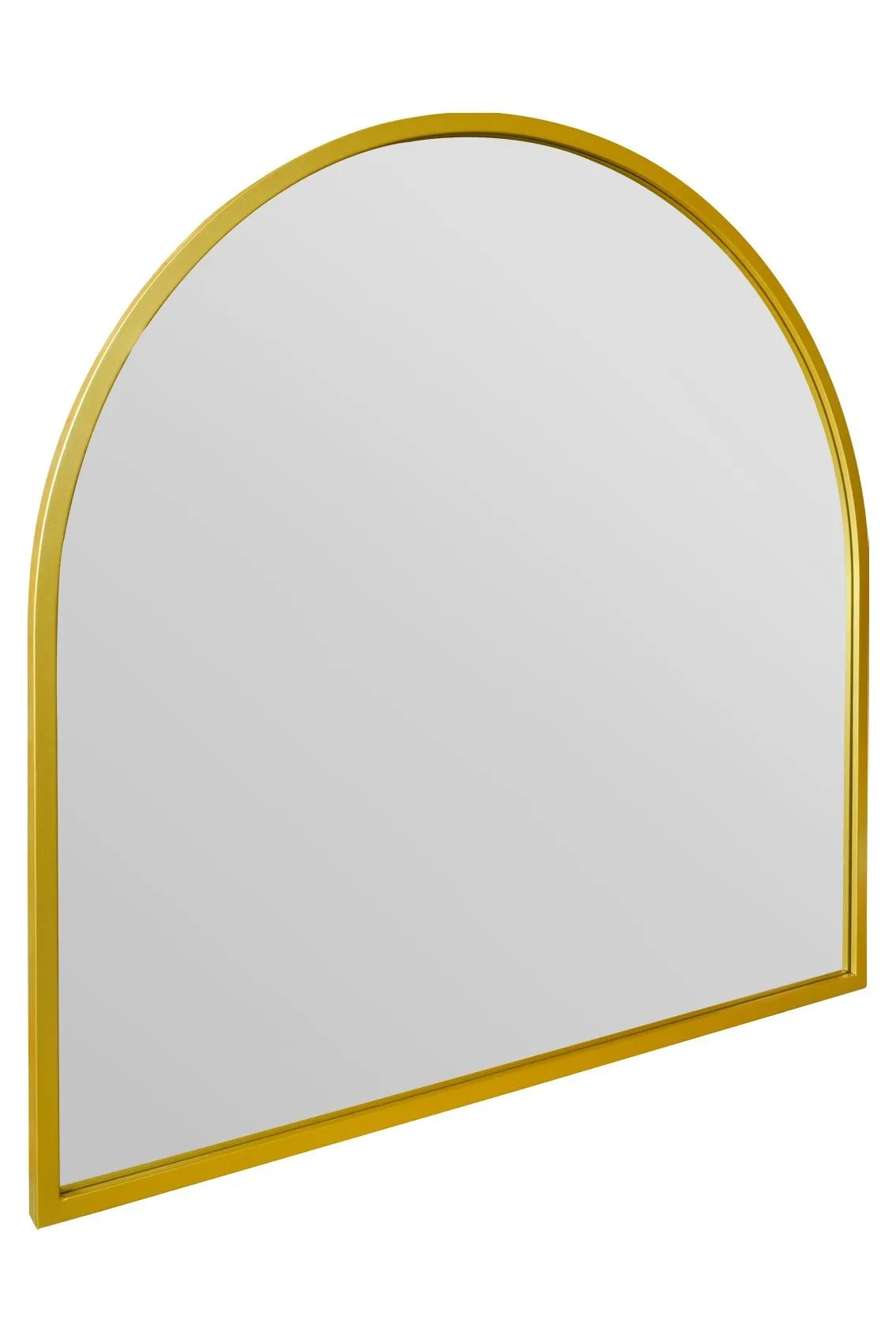 MirrorOutlet The Arcus Gold Framed Arched Leaner/Wall Mirror 39" X 39" (100CM X 100CM) 4
