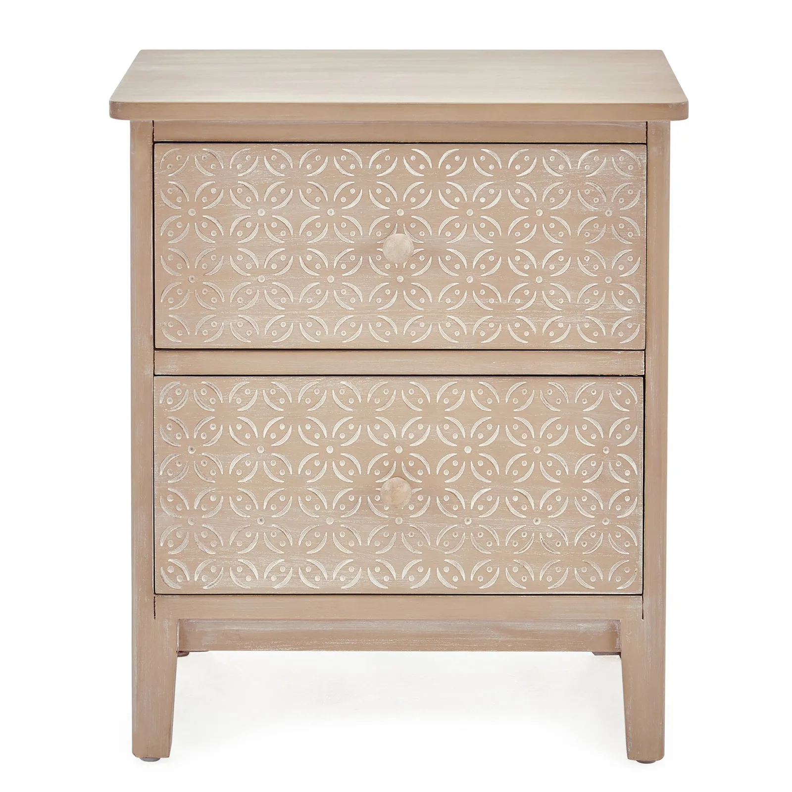 Ivy Bedside Table Brown