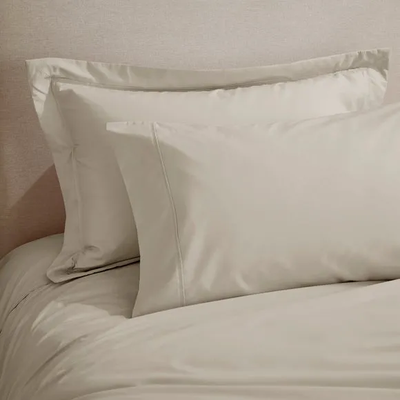 Dorma Crisp & Fresh 400 Thread Count Egyptian Cotton Percale Standard Pillowcase 3