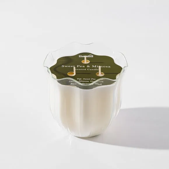 English Garden Sweet Pea & Mimosa Multi Wick Candle 5
