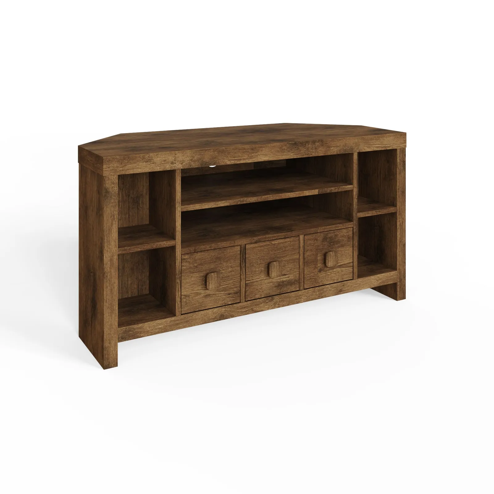 GFW Jakarta Corner TV Unit in Brown 2