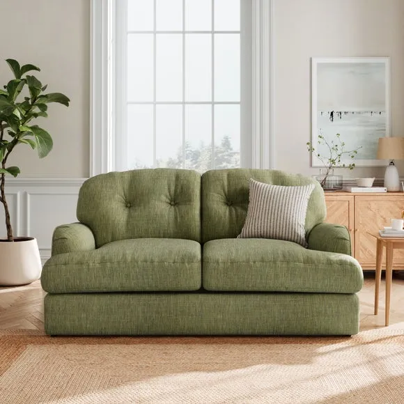 Martha 2 Seater Double Sofa Bed, Slub Faux Linen 5