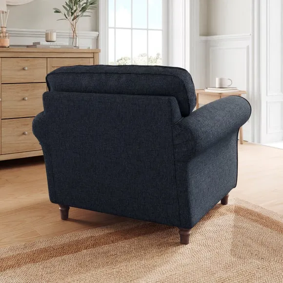 Flori Soft Chenille Armchair 2
