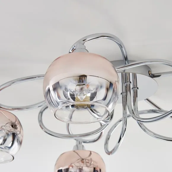 Seychelles 5 Light Flush Ceiling Light 3