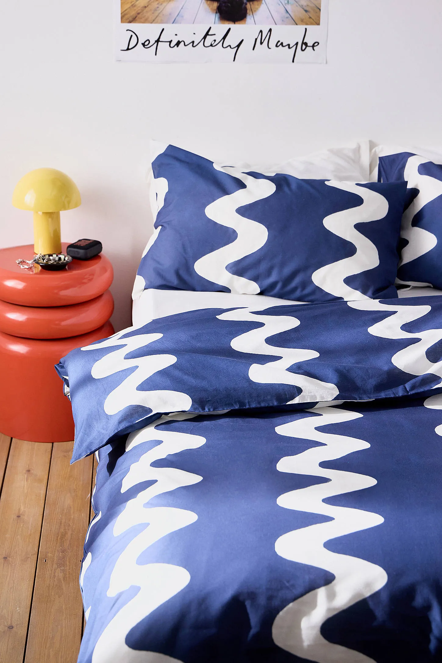 Big Wave Duvet Set - Blue 3