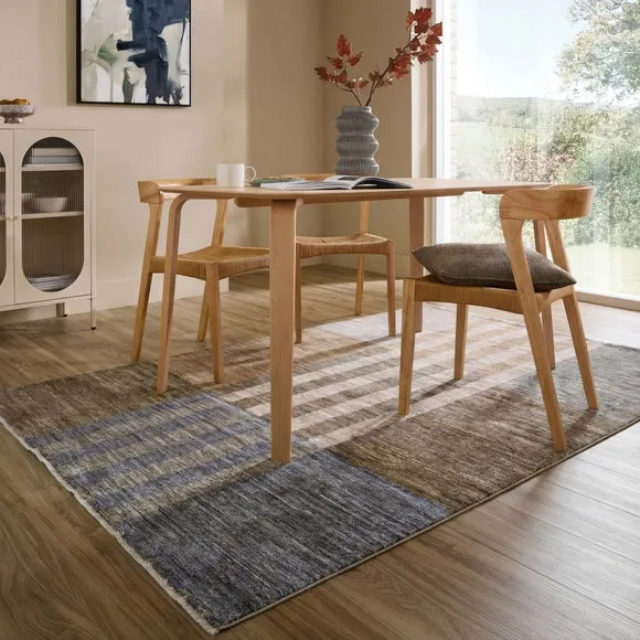 Ace Geometric Striped Rug 1