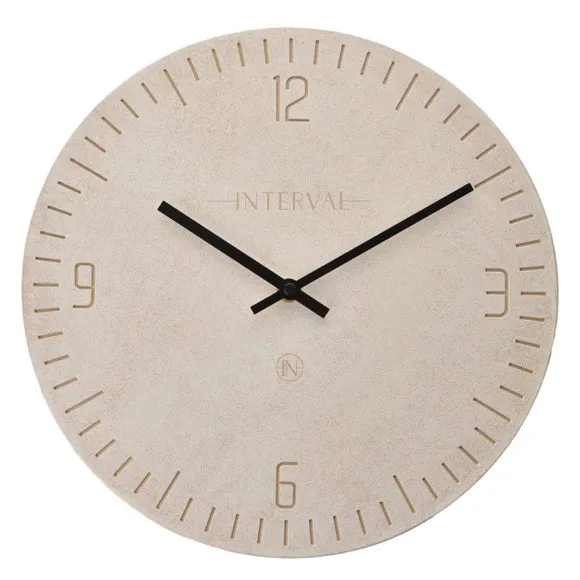Interval Narrow Baton Resin Wall Clock 2