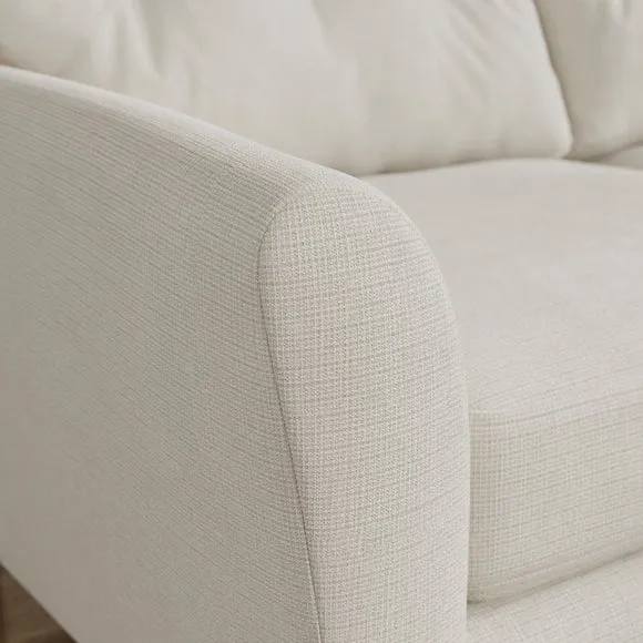 Sven Soft Texture Chenille Large Corner Chaise Sofa 4